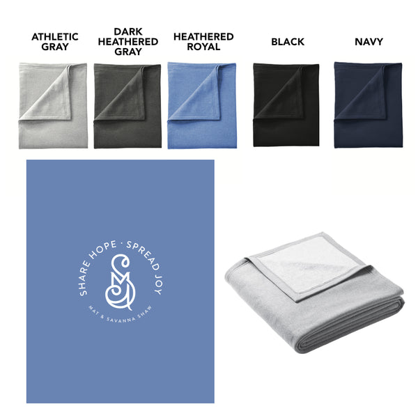 Fleece Sweatshirt Blanket 54x84